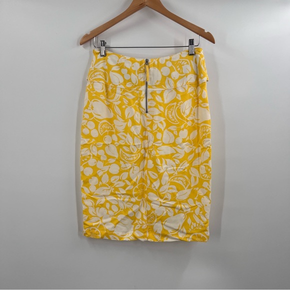 52 Conversations By Anthropologie Lemon Cherry Fruit Button Front Skirt - Picture 4 of 9